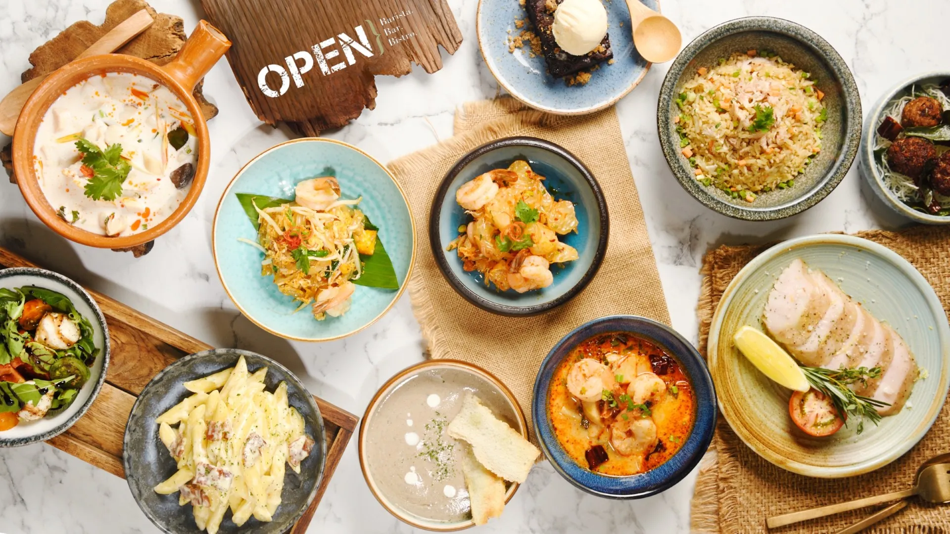 OPEN at DoubleTree by Hilton Bangkok Ploenchit โปรโมชั่น Hungry Hub มกราคม 2025