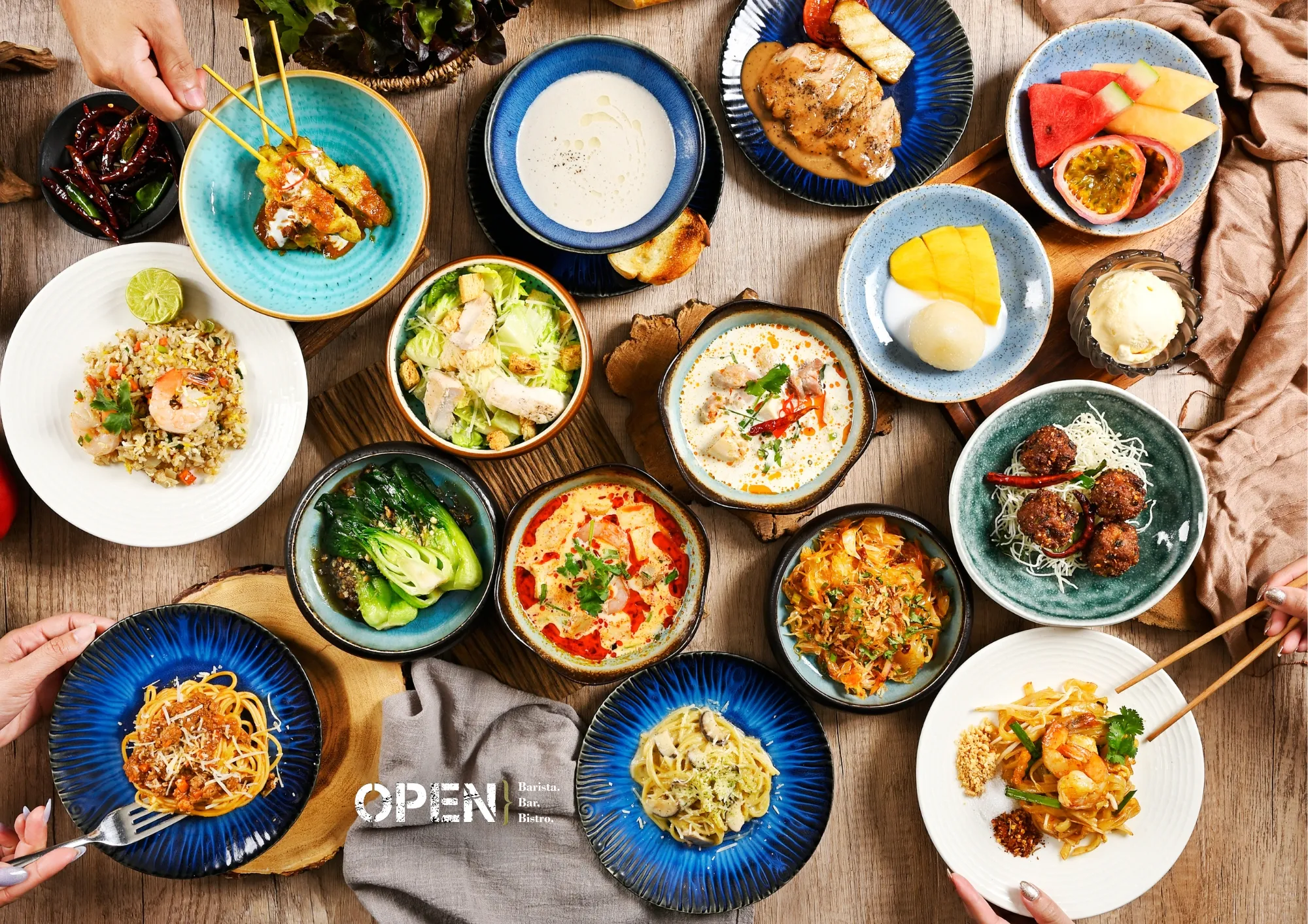 OPEN at DoubleTree by Hilton Bangkok Ploenchit โปรบุฟเฟ่ต์ มา 2 จ่าย 1 เดือนมิถุนายน 2568